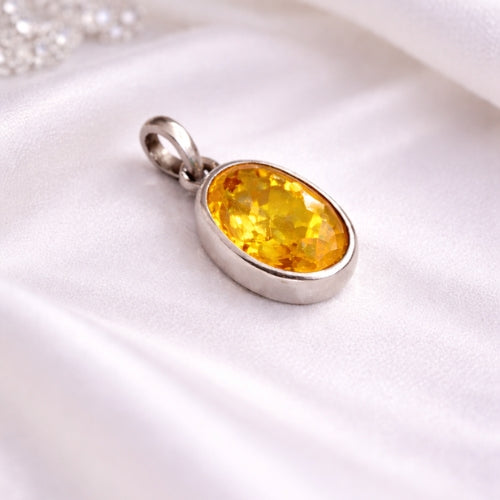 Yellow Sapphire Pendant