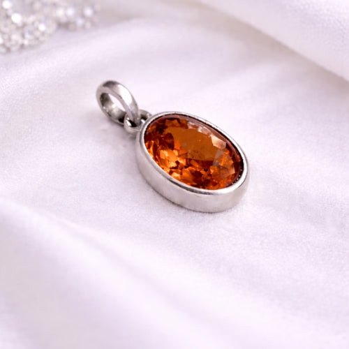 Hessonite Pendant