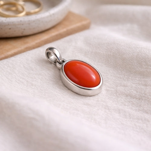 Coral pendant