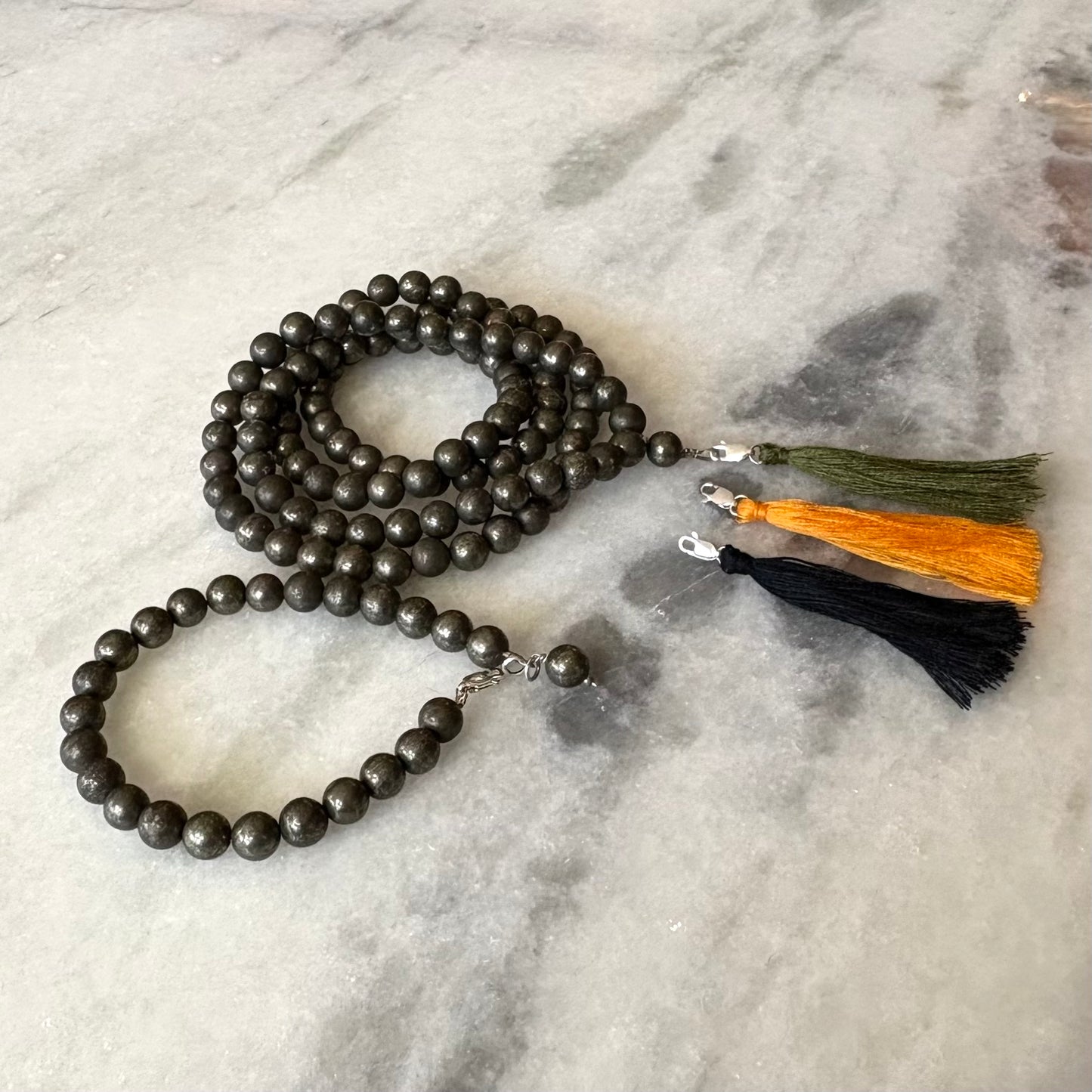 Pyrite Mala & Bracelet