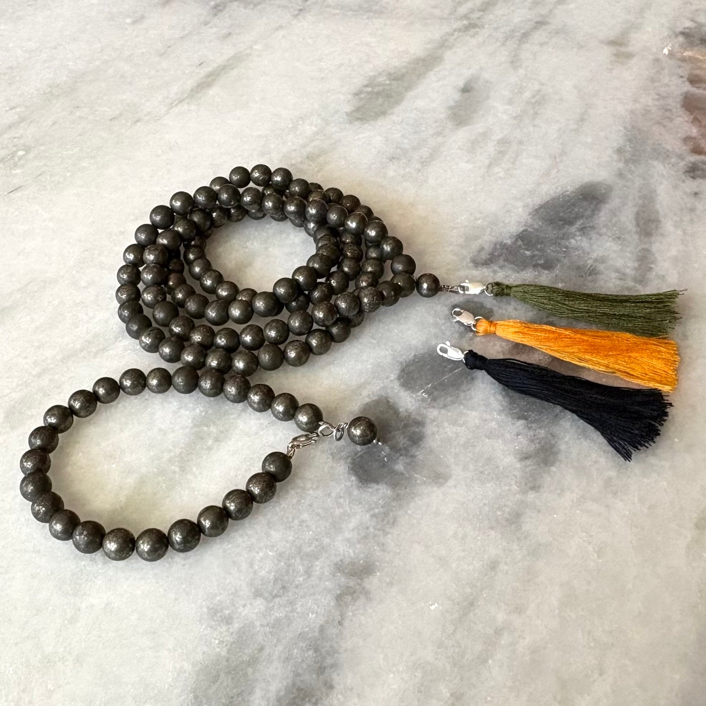 Pyrite Mala & Bracelet