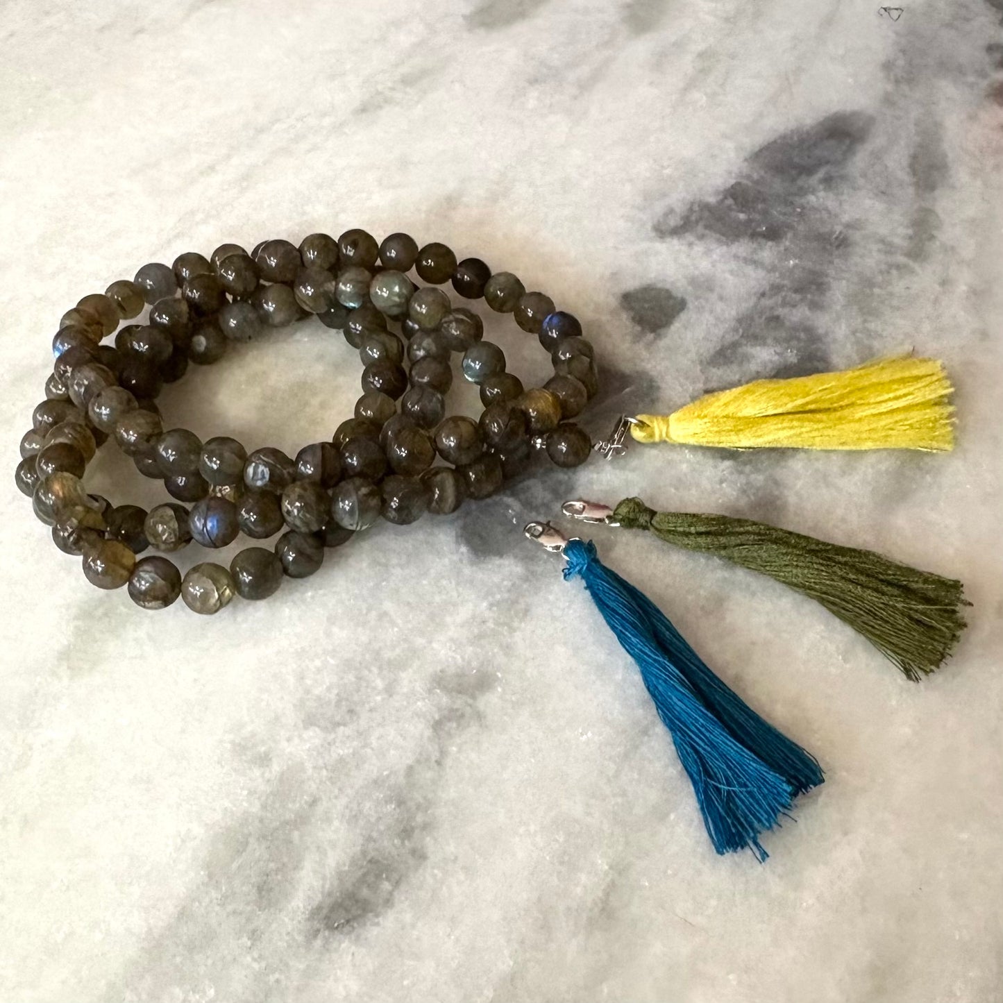 Labradorite Energy Mala