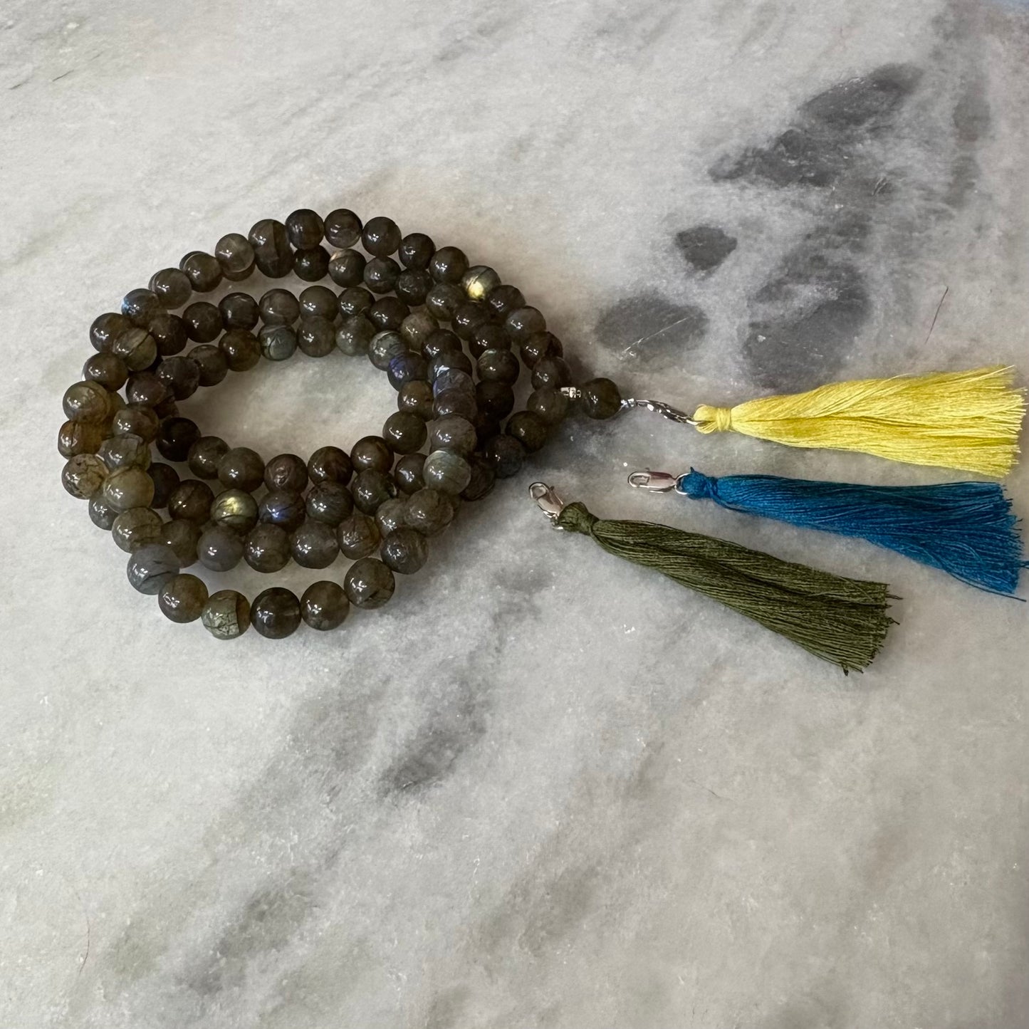 Labradorite Energy Mala